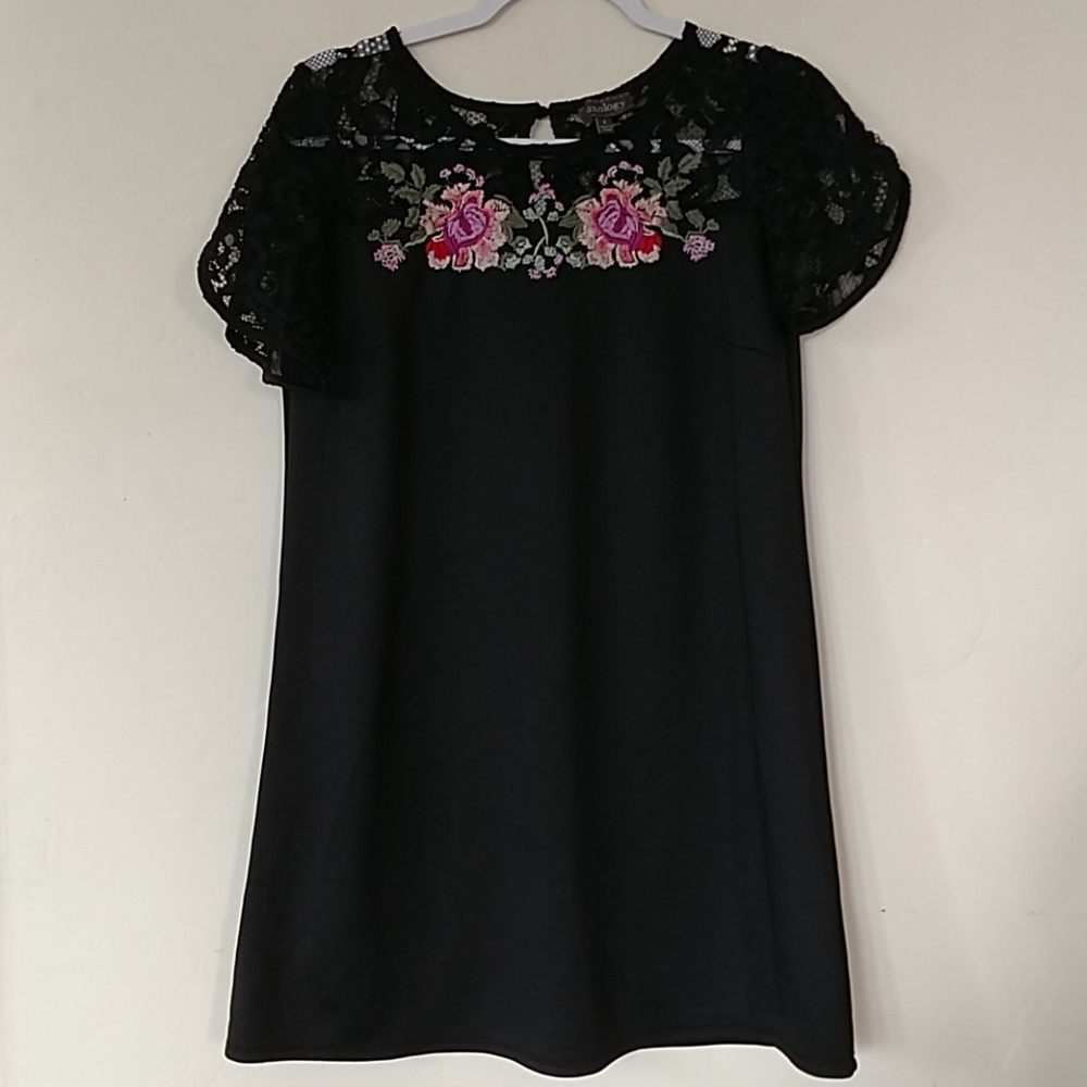Luxology embroidered dress